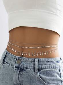 1pc Beach Style Rhinestone Bra Chain Gold Silver Crystal Diamond Sexy Body Chain Jewelry For Women