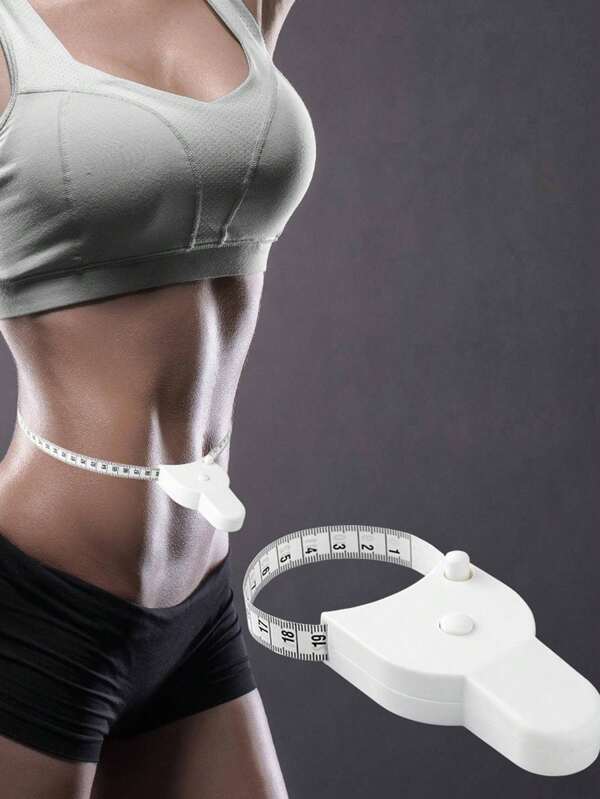 1 Stück flexibles Maßband zum Messen von Brust, Taille, Hüfte, Armumfang, Oberschenkelumfang, Fitness Messung