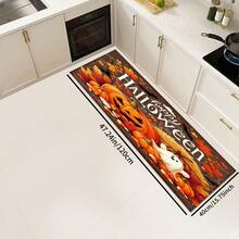 1pc Halloween Rug, Faux Sheepskin Backed With TPR, Soft, Durable And Machine Washable Floor Covering For Entrances, Doorways, Indoor, Suitable For Living Room, Bathroom, Bedroom, Gaming Room, Laundry, Dorm Decor, Stain Resistant - Multicolor - View 21