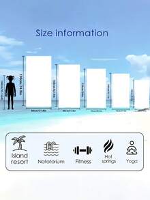 1pc Customized Text Printed Bath Towel, Beach Towel, Personalized Towel, Kids Towel, Pool Towel, Bathroom Towel, Holiday Gift, Beach Essential, Outdoor Travel