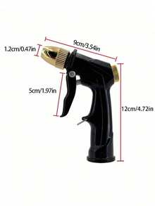 1pc Retractable Garden Hose, High Pressure Adjustable Water Spray Pattern, 2 Styles Available - American Standard And Universal Style, Gardening Irrigation Tool