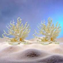 1pc/2pcs Artificial Coral Decoration Aquarium Aquatic Plants Soft Coral Artificial Coral Aquarium Aquarium Landscaping Sea Tank Set Decoration Aquarium Aquatic Plants Iron Branches Aquarium Landscaping Sea Tank Set Decoration