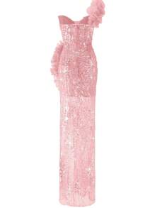 New Arrival Women's Beaded Sexy Evening Gown, Formal, Party Dress, For Wedding Guest