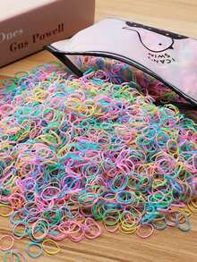 2000/1000 piezas Bandas elásticas desechables de tamaño pequeño, accesorio de coleta, accesorios para el cabello para mujeres, herramientas para el cabello, accesorios de belleza, accesorios para el cabello rizado para mujeres, otoño, viaje, herramientas para el cabello, accesorios para mujeres, cosas para el cabello, cabello rizado, scrunchies, scrunchie, scrunchies para el cabello, accesorios para el cabello rizado, regalos, viaje, regalos para mujeres, cosas para el cabello, rellenos de calcetines