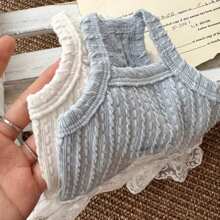 Frühlings- und Sommer-Spitze-Prinzessin Trägertop-Kleid für kleine Hunde, sortierte Stofftexturen, Hunde/Katzen Kleidung