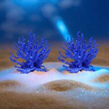 1pc/2pcs Artificial Coral Decoration Aquarium Aquatic Plants Soft Coral Artificial Coral Aquarium Aquarium Landscaping Sea Tank Set Decoration Aquarium Aquatic Plants Iron Branches Aquarium Landscaping Sea Tank Set Decoration