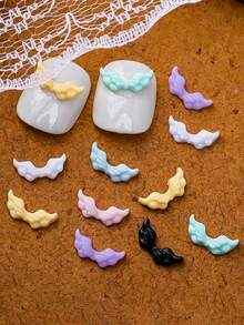 Beautizon Nailartlab 1pc Y2K Style 3D Nail Decoration Mold Accessories Nail Silicone Mold, Wing Shape Mold - Multicolor - View 2