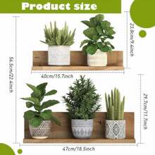2 Pieces, Green Plants, Flowers, Trees, Bonsai Wall Stickers, 3D Removable PVC Waterproof Self-Adhesive, Suitable For Living Rooms, Bedrooms, Kitchens, Wall Decoration, Tropical Plant Stickers Personalised Stickers Room Decor