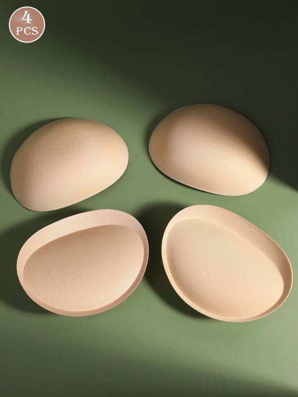 2/4 peças de enchimentos para sutiã, almofadas para aumento de seios para mulheres - adequadas para sutiãs esportivos, trajes de banho e outros sutiãs