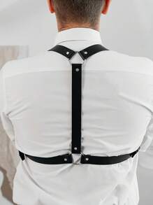 Men's Fashion Y-Back Suspenders, Y-Back Chest Strap Safety Belt, Shoulder Strap Safety Belt, Rugged Chest Strap Safety Belt, Sexy Accessory For Men
