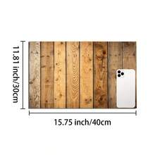 1pc Wood Grain Pattern Printed Absorbent Mat, Suitable For Espresso Machine, Sink, Faucet, Cup Holder, Home Decor, Kitchen & Bathroom Accessories - Multicolor - View 14