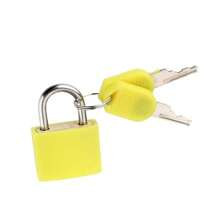 1pc,Padlock Small Padlock With Key For Luggage Lock, Backpack, Gym Locker Lock, Suitcase Lock, Classroom Matching Game And More