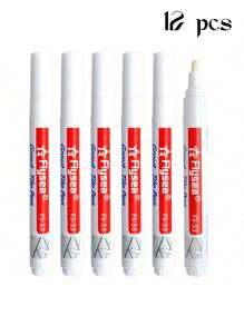 3 pièces de stylos de coulis de carrelage blanc pour la réparation de carreaux, de murs, de sols, de salles de bain et de cuisines