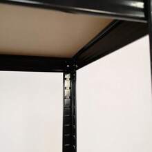 Garage Shelving 90cm Wide & 180cm High Heavy Duty 5 Tier Multipurpose Metal Racking Unit  / Warehouse Shelving Storage - Black - View 5