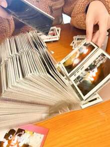 1 pezzo Album fotografico da 3 pollici, può contenere 84/120/160/240 foto, cartoline, biglietti, tessere di riconoscimento, carte bancarie, libro di memorie, articoli per il ritorno a scuola, forniture scolastiche