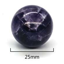 1 件天然紫水晶球，高品质紫水晶球，用于脉轮疗愈、灵气练习、冥想巫术的疗愈能量水晶 - 精美家居装饰风水装饰礼物 - 紫色 - 查看 4