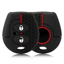 1 buc silicon cheie husă husă pentru Seat Ibiza Leon Toledo Mii Altea Cordoba Arosa Alhambra Exeo FR Sharan 2 butoane telecomanda shell mașina - Negru - Vizualizare 4