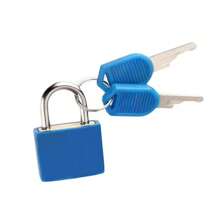 1pc,Padlock Small Padlock With Key For Luggage Lock, Backpack, Gym Locker Lock, Suitcase Lock, Classroom Matching Game And More