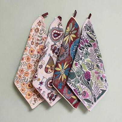 1pc/4pcs New Household Towels, Face Towels, Soft Absorbent Towels For Valentine's Day Gifts, Funny Absorbent Towel Gifts For Husband Boyfriend, Romantic Embroidery Square Towels For Wedding Gifts For Couples, Valentine's Day, Wedding & Anniversary Gifts, Family Bathroom Supplies, Bathroom Decoration. Shower Towels For Beauty Salon, Hotel Sports,Home Essentials, Towel, Skin Care