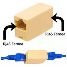 Kit Extensão Cabo De Rede Internet CAT6 Giga Lan  - Emenda + 5 Metros De Cabo - Multicolorido - Visão 3