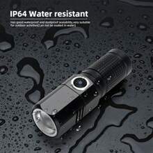 1pc XHP50 High Lumen Flashlight | Zoom Adjustable Design + 3 Brightness Modes | Type-C Fast Charging | 3-Level Overcurrent Protection + Multi-Stage Cooling Tech + Waterproof EDC Portable | Essential For Outdoor Adventure, Night Fishing, Emergency Rescue