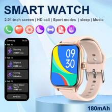 1 Stück unisex Silikon Armband Smartwatch mit hochauflösender Anzeige, Handyanrufe, Soziale Benachrichtigungen, Mehrere Sport-Modi, kompatibel mit iOS & Android, geeignet für den täglichen Gebrauch