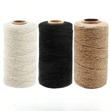 Dây thừng đa năng 300M/100M, dây thừng dày 2mm tự nhiên dùng cho đồ thủ công DIY/dây buộc sân vườn/trang trí tiệc, dây macrame dùng để gói quà cưới - Nhiều màu - Xem 16