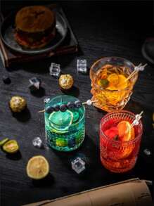 15 Stück Bambus Getränkerührer mit bunten Kugelköpfen - elegante Appetizer-Spieße, geeignet für Appetizer, Fleischbretter, Partygetränke und Obststäbchen - dekorative Lebensmittelstäbchen, Getränkezahnstochern, Appetizer-Accessoires, elegante Partydekoration, Material, Party-Grundausstattung