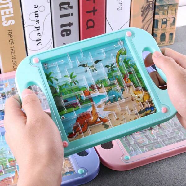 1/2 Pcs Random Pattern, Marble Maze Rolling Trackers Balance Board, Develops Endurance & Balance Skills, Suitable For Party, Interactive Events, Mini Gifts