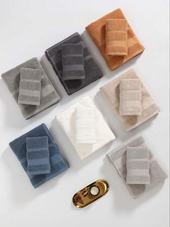 1 条长方形 70*140 厘米浴巾，简约纯色，适合成人、男女、游泳、沐浴、厨房、洗脸、干手、快干、吸水、柔软，适用于浴室、酒店、健身房、旅行、节日礼物、美容院、运动、户外、海滩、学校、返校、旅行、旅行必需品、家居必需品、毛巾、皮肤护理