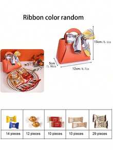 20 个带蝴蝶结丝带的仿皮礼品袋，优雅的派对礼品袋，糖果包装袋，婚礼回礼袋 - 非常适合婚礼、生日、订婚、情人节、乔迁、开业派对、商务等场合，迷你手提包设计