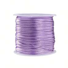 780inches Satin Nylon Cord String - Vibrant Assorted Colors For Jewelry Making, Bracelets, Necklaces, Beading, Rattail & Macrame Crafts, Jewelry Making Supplies - 780 Inches/roll - View 8