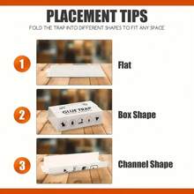 20 Insect Traps And Insect Glue Traps, Indoor Household Use, Sticky Pest Control Tray For Catching Flying Insects, With Peanut Fragrance