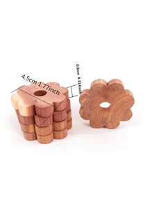 5 peças/10 peças Anéis de Madeira de Cedro 100% Natural, Anéis de Cedro Perfumados para Pendurar no Guarda-Roupa, Gavetas e Caixas de Armazenamento, Armários de Sapatos, Repelente de Traças, Desodorizante Natural, Repelente de Insetos, Anti-Mofo, Anti-Odor