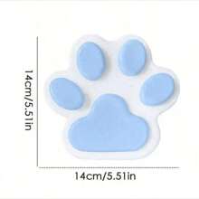 1 pieza Juguete con forma de pata de gato de silicona, con textura de uva, de rebote lento, que alivia el estrés para niños/adultos, perfecto como regalo para niños/adultos en festividades como Navidad, Halloween, disponible en verde, morado, naranja, azul, rosa