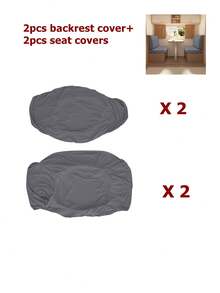 1Set/2sets Stretch RV Dinette Cushions Covers Spandex Thin Cloth Outdoor Couch Cover Restaurant Seat Covers Bench Backrest Cover RV Camper Car Decor - Multicolor - View 21