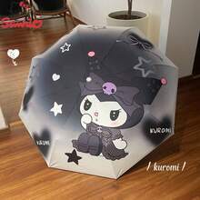 Sanrio 折叠雨伞，带防紫外线功能，轻便雨具，适合日常通勤和雨天外出，学生随身携带雨伞，自动或手动 - 彩色 - 查看 7
