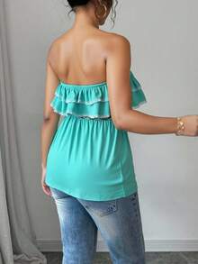Women Tops - Mint Green - View 2