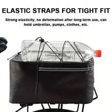 12L Bicycle Rear Seat Bag, Bicycle Pannier Bag, Bicycle Tail Bag, Saddle Bag, Electric Bicycle Hanging Trunk, Large Capacity Mountain Bike Trunk Bag, Suitable For Riding Mountain Bikes, Road Bikes, Folding Bikes, Seat Bags, Bicycle Tail Bags - 黑色 - 查看 5