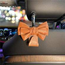 2pcs/1pc Car Hanging Hook, Bowknot Hook, Hanger, Other Hooks, Car Seat Back Load-Bearing Storage Hooks, Car Seat Back Storage Hooks, Car Interior Hooks, Car Interior Decorative Items, Decorative Hooks, Cute Bowknot Multi-Function Car Interior Storage Small Hook, Storage Hooks, Car Organizer Accessories, Car Organizer Hooks, Home & Living, Automotive Supplies, Daily Necessities, Travel Accessories, Back To School, Holiday Party Supplies
