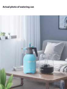 1pc 2L/3L, 67.64oz/101.45oz Watering Can, Adjustable Nozzle Garden Sprayer Bottle, Heavy Duty Anti-Drop Pressure Spray Bottle With Graduated Scale For Outdoor Gardening, Car Wash, Surface Disinfection