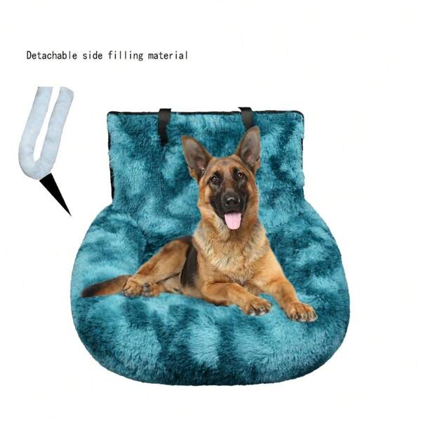 Multi-Color, Multi-Size Removable & Washable Car Cushion Bed For Pet Dogs, Convenient For Travel