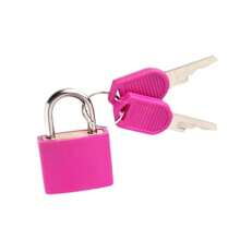1pc,Padlock Small Padlock With Key For Luggage Lock, Backpack, Gym Locker Lock, Suitcase Lock, Classroom Matching Game And More