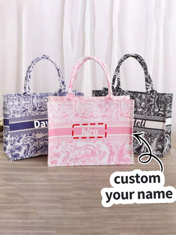 Customized Gif Customizable Personalized Large Capacity Summer Beach Bag - Portable, Elegant & Minimalist Design For Business Casual, Office, Commuting, And Special Occasions. Perfect For Teens, College Students, New Professionals, And Office Ladies. Ideal For Work, Teacher's Day Gifts, Daily Use, And Professional Settings,All-Purpose,Large Capacity,Versatile,Multifunction,Colorful,Cute,Adorable,Contracted,Funny,Kawaii,Y2K,Minimalist,Commuting,Business Casual,Basics,Custom,Personalized,Unique,Customized,Ideal Gifts For Him,Ideal Gifts For Her,Her,Family,Friends,Girlfriend,School Supplies,Back To School,For Office,For School,For Classroom,For Teacher Gifts,For University,For Colleague,For Dorm Rooms,For Teacher,For Boys And Girls,For Teenagers,Junior High School Students,Middle School Students,High School Senior High School Students,College Students,University Students,Freshman,Sophomore,Underclassmen