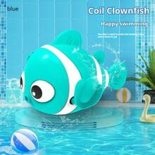 Brinquedos de banho para crianças, Bebê brincando na água, Peixe-palhaço dando corda, Animais nadadores, Brinquedos aquáticos para banheiro, Brinquedos interativos, Presentes de aniversário perfeitos, Presentes de feriado, Presentes de Natal, Brinquedos de presente, Brinquedos de costura, Brinquedos de viagem, Brinquedos inquietos para sala de aula, Mini brinquedos de banho, Papelaria de Natal, Bola antiestresse