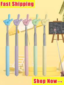 Stainless Steel Back Scratcher,Extendable Stainless Steel Back Scratcher - Telescopic Rubber Handle, Portable, Adjustable Length, Ergonomic Design, Perfect For Personal Use Or As A Gift For Thanksgiving, Birthday, Christmas