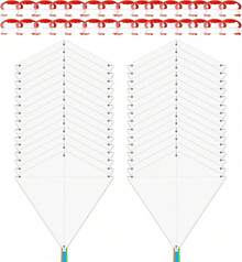 DIY Kites Kite Making Kit Bulk, Decorating Coloring Kites Party Pack,White Diamond Kite Kits (3 Pack) - 43409981 - 查看 1