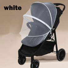 Baby Stroller Mosquito Net, Double Zipper Mosquito Net, UV Protection Sunshade Canopy Mosquito Net, Universal Full Coverage For Children Pushchair - Multicolor - View 9