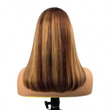 200% Density Glueless Wigs Human Hair Pre-Plucked Ombre Highlight Short Bob Wig Human Hair For Women 4*4 5*5 13x4 13x6 Straight Lace Front Wigs Human Hair Ready To Wear For Woman