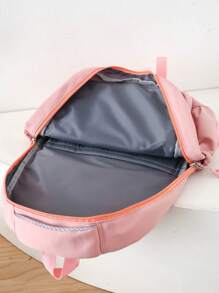 Mochila versátil con gran capacidad, apta para la escuela, graduación, viajes, de estilo sencillo y bonito, adecuada para diversas ocasiones